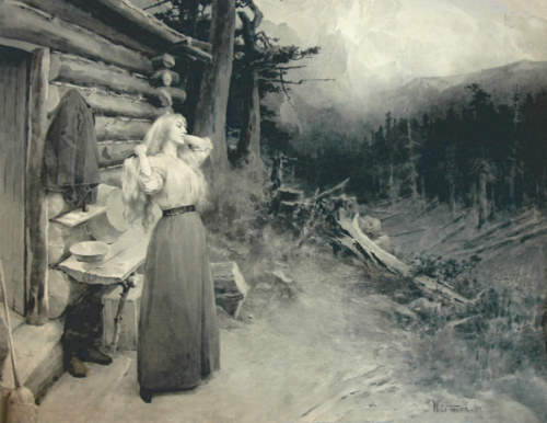 Woman in Woods